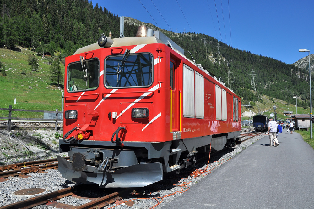 El. lokomotivy, které tahají Glacier expresy