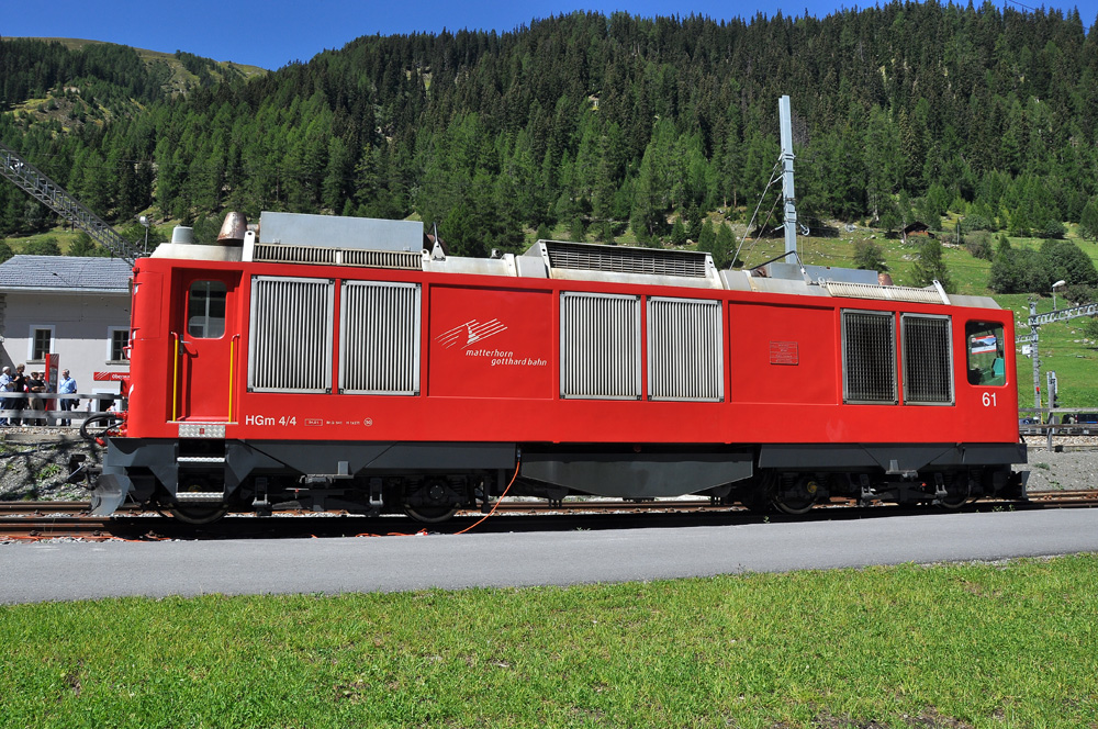 El. lokomotivy, které tahají Glacier expresy