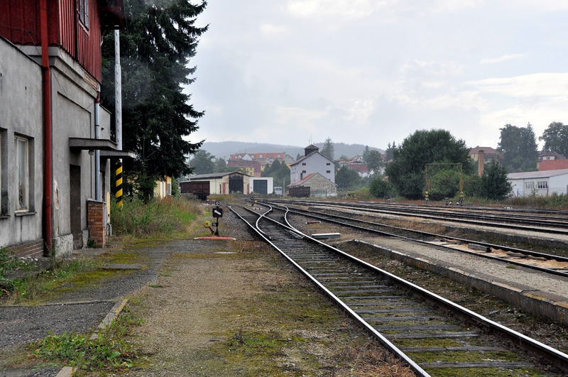 Nádraží Kájov, směr Volary