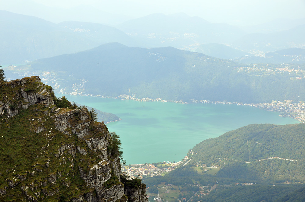 Jezero Lugano shora