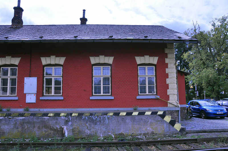 Skladiště na nádraží v Jindřichově Hradci