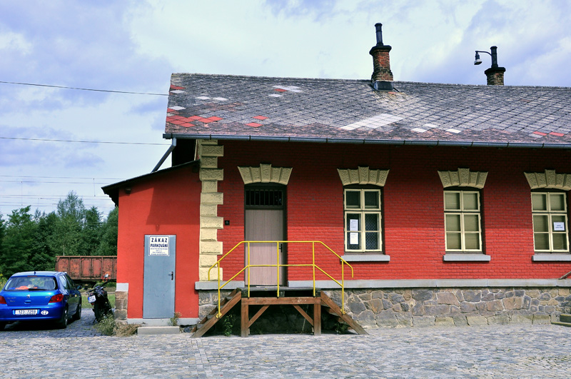 Skladiště na nádraží v Jindřichově Hradci