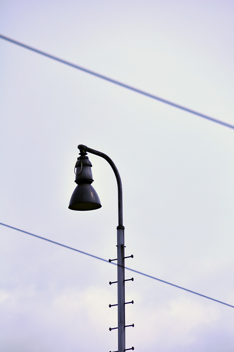 Stínítko nádražní lampy