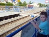 Honzíkovi se nové nádraží líbí