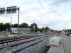 Křižovatka Vypich - stavba odbočky do tramvajové smyčky