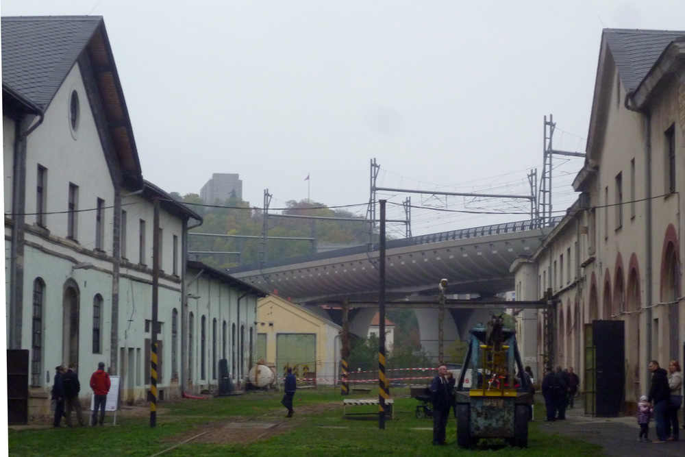 Areál bývalého depa a dílen na Masarykově nádraží