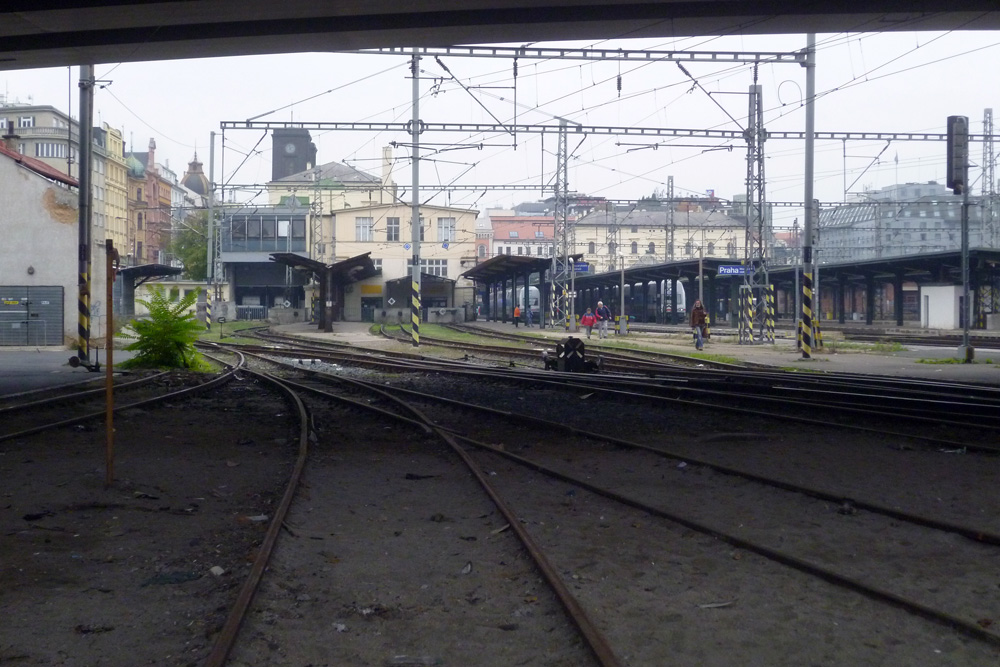 Pohled na Masarykovo nádraží