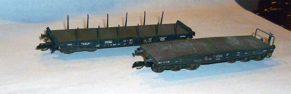 Modely vagonů Pavla Haertla