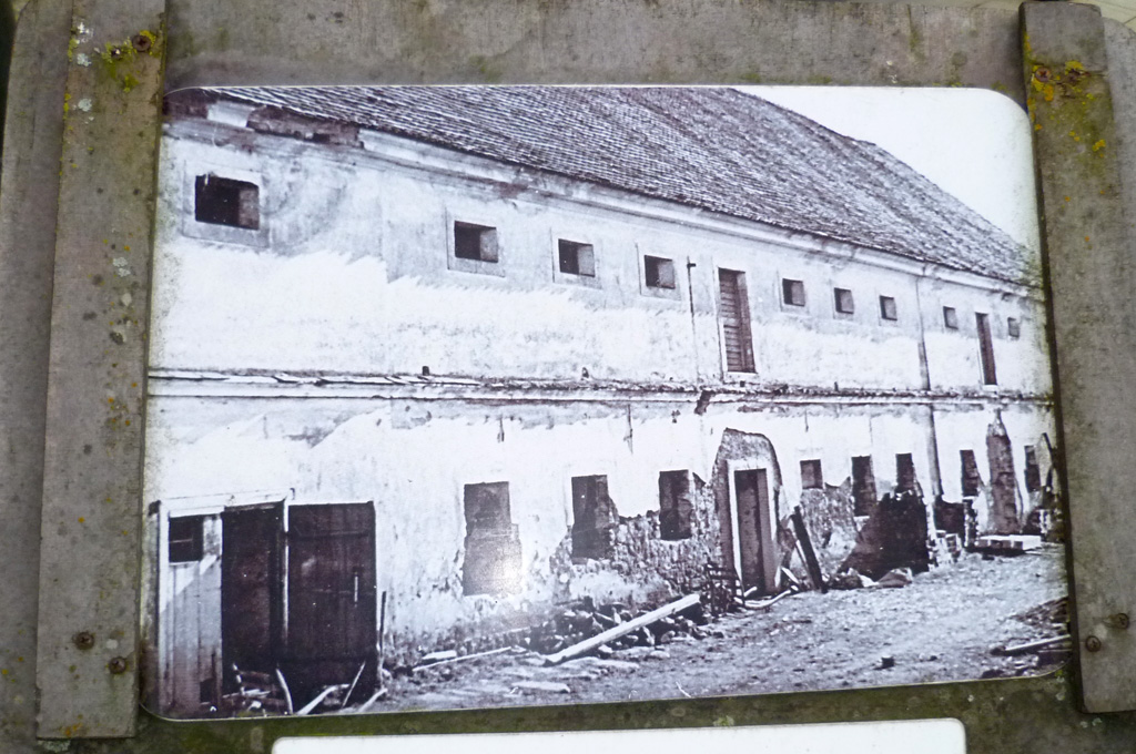 Stav budovy přepřehovací stanice po 2. sv. válce
